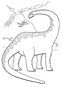 דפי צביעה דינוזאורים - דף מס. 14
